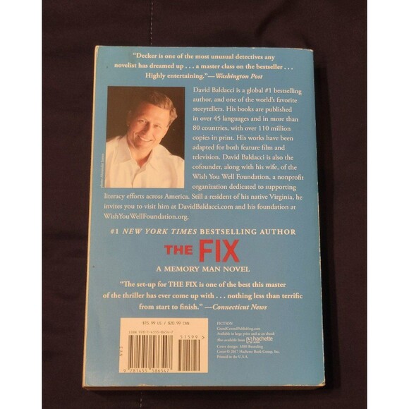 THE FIX - AN AMOS DECKER NOVEL - Picture 3 of 4